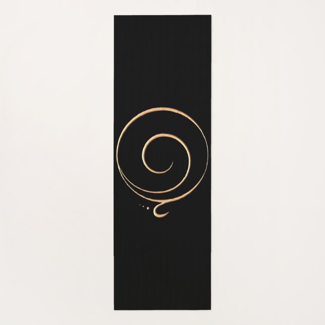 Esterilla De Yoga Agradecimiento de Oro (Reverso)
