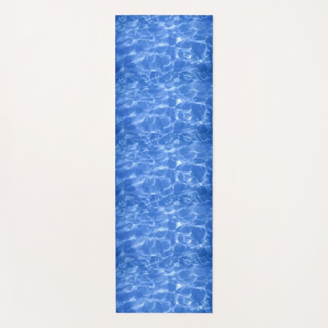 Esterilla De Yoga Agua de Océano Azul (Anverso)