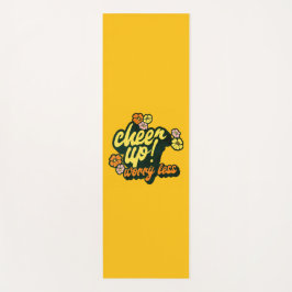 ESTERILLA DE YOGA  ALÉGRATE PREOCÚPATE MENOS ESTERA DE YOGA 