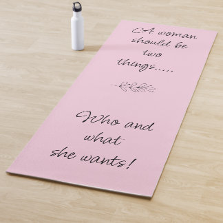 Esterilla De Yoga Alentar la alfombra de yoga, mujer fuerte