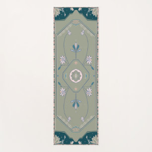 Esterilla De Yoga Alfombra de área de salazón ilustrada