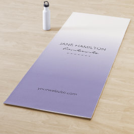 Esterilla De Yoga Alfombra de ejercicio morada elegante profesional