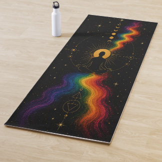 Esterilla De Yoga Alfombra de Yoga Arcoíris Chakrá