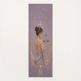 Esterilla De Yoga Alfombra de Yoga Celestial Libra Zodiaco