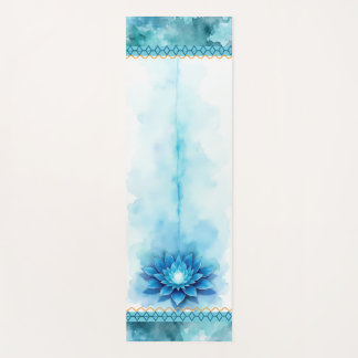 Esterilla De Yoga Alfombra de Yoga Chakra Garganta | Alineación de L
