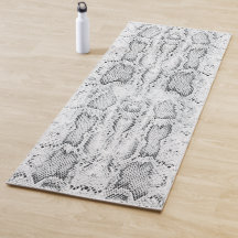 Alfombra de Yoga con Estampado de Piel de Serpient