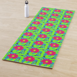 Esterilla De Yoga Alfombra de Yoga con Estampado Floral Tropical
