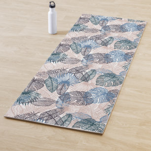 Esterilla De Yoga Alfombra de Yoga con Estampado Tropical