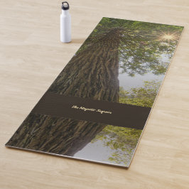 Esterilla De Yoga Alfombra de Yoga con Foto de Bosque Pacífico con L