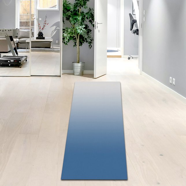 Esterilla De Yoga Alfombra de yoga con gradiente azul gris (Subido por el creador)