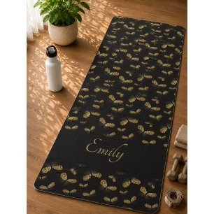 Esterilla De Yoga Alfombra de Yoga con Patrón de Mariposa de Polilla