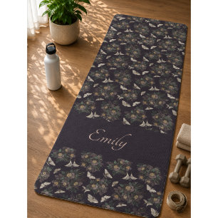 Esterilla De Yoga Alfombra de Yoga con Patrón de Mariposa de Polilla