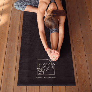 Esterilla De Yoga Alfombra de Yoga Cresta Botánica Monograma Atemp