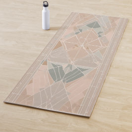 Esterilla De Yoga Alfombra de Yoga de Diseño Geométrico Abstracto Fr