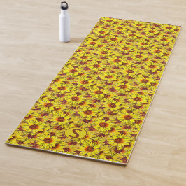 Esterilla De Yoga Alfombra de Yoga de Girasoles