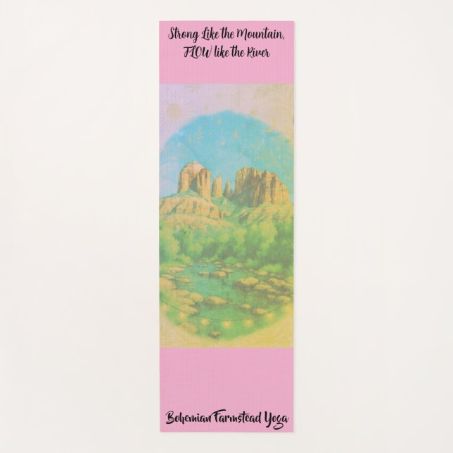 Esterilla De Yoga Alfombra de Yoga de Granja (Anverso)