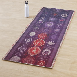 Esterilla De Yoga Alfombra de Yoga de Líneas Abstractas de Flujo Tra
