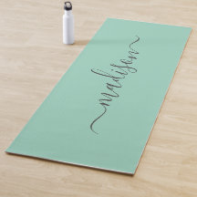 Alfombra de Yoga de Nombre Personalizado