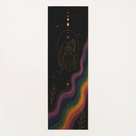 Esterilla De Yoga Alfombra de Yoga de Orgullo Lésbico Celestial