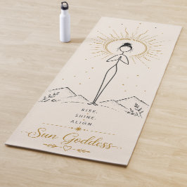 Esterilla De Yoga Alfombra de Yoga Diosa del Sol Boho