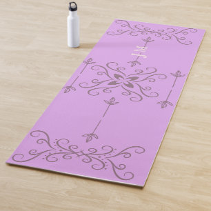 Esterilla De Yoga Alfombra de Yoga Diseñada Color Púrpura