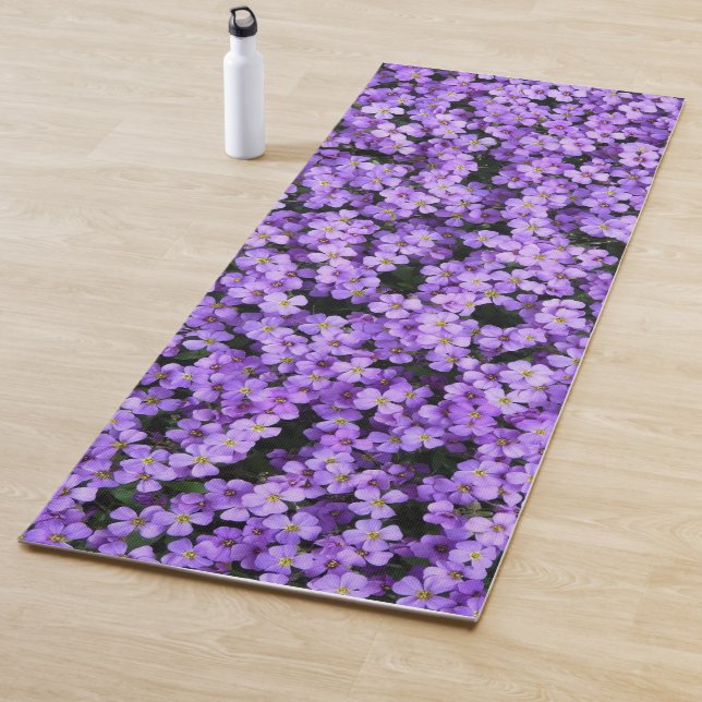 Esterilla De Yoga Alfombra de Yoga Flores Violetas (In situ)
