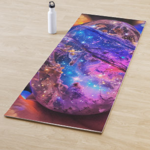 Esterilla De Yoga Alfombra de Yoga Galaxia Esfera Cristalina Cósmica