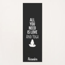 Alfombra de Yoga Lindo Yogi Moderna Única Meditaci