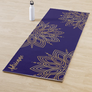 Esterilla De Yoga Alfombra de Yoga Mandala Personalizada Nombre Pers