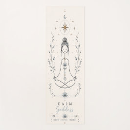 Esterilla De Yoga Alfombra de Yoga Meditación Diosa Tranquila
