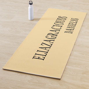 Esterilla De Yoga Alfombra de yoga minimalista personalizada con nom