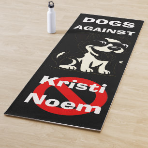 Esterilla De Yoga Alfombra de Yoga Perros Contra Kristi Noem