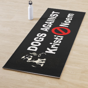 Esterilla De Yoga Alfombra de Yoga Perros Contra Kristi Noem
