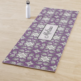 Esterilla De Yoga Alfombra de Yoga Personalizada Mandala Púrpura
