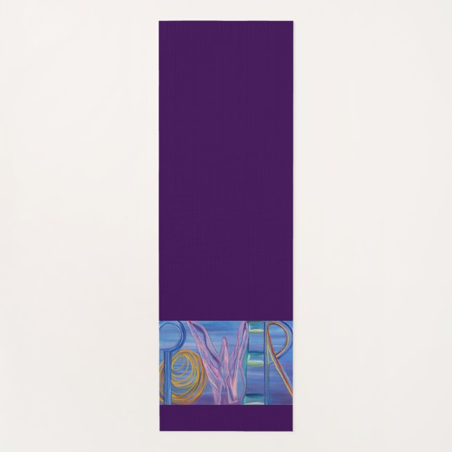 Esterilla De Yoga Alfombra de Yoga Poderoso (Anverso)