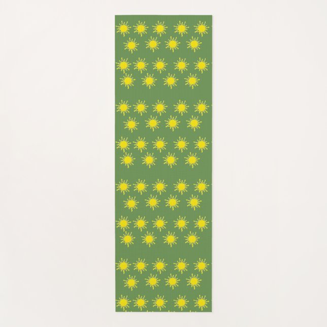 Esterilla De Yoga Alfombra de Yoga Sol Amarillo (Anverso)