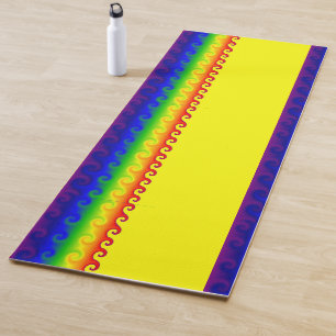Esterilla De Yoga Alfombra de Yoga Sun and Sea, 72" x 24", 0,25" de