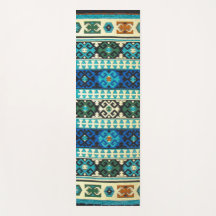 Alfombra Turca Antigua Kilim Azul Verde