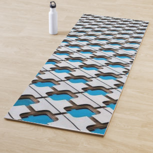 Esterilla De Yoga Alfombras de Yoga Azul Gris