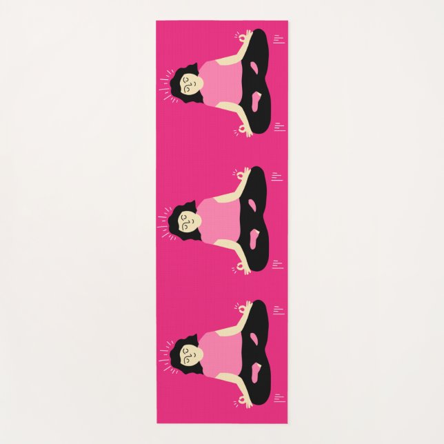 Esterilla De Yoga Alfombrilla de auto divertida Zen Yoga (Anverso)