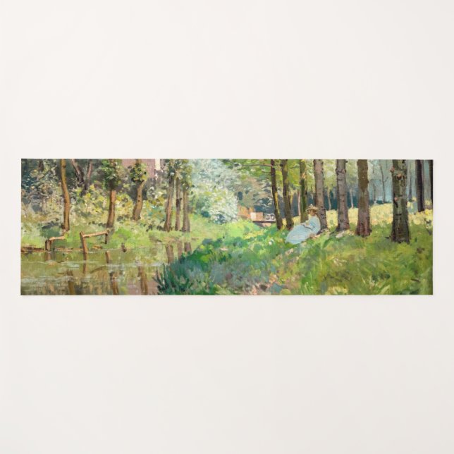 Esterilla De Yoga Alfred Sisley - Descansa a lo largo del Stream (Anverso (horizontal))