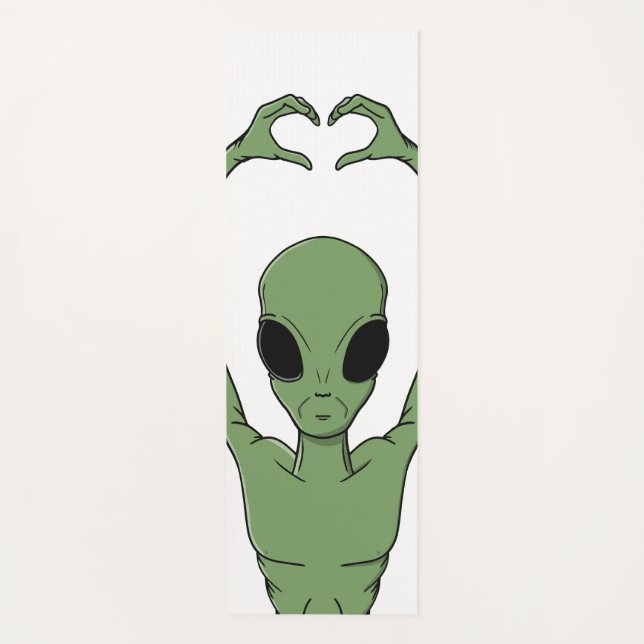 Esterilla De Yoga Alien Heart Pose (Anverso)