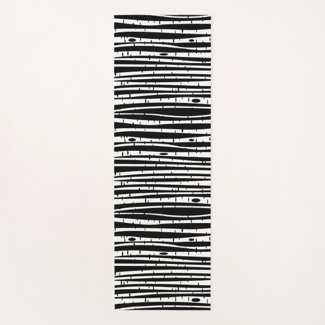 Esterilla De Yoga Almohadilla de ratón para el patrón de árbol blanc (Anverso)