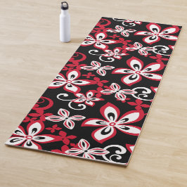 ESTERILLA DE YOGA ALOHA HAWAII (NEGRO/ROJO)