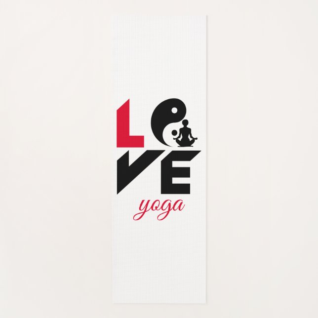 Esterilla De Yoga Ama el yoga (Anverso)