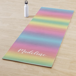 Esterilla De Yoga Amanecer del arcoiris tropical | Mata de yoga acua