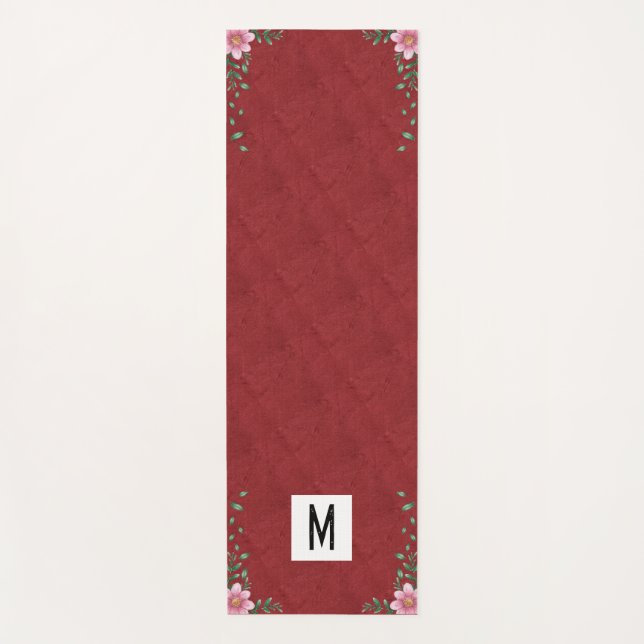 Esterilla De Yoga Amante maroon (Anverso)