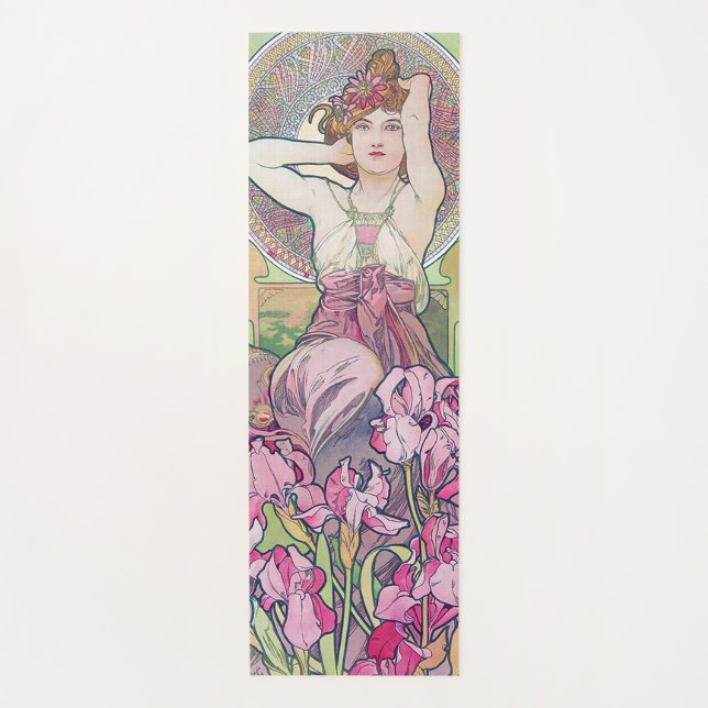 Esterilla De Yoga Amethyst (Cuatro Joyas), Alphonse Mucha (Anverso)