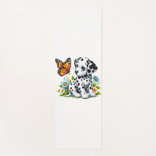 Esterilla De Yoga Amigos de Cute Dalmatian/Butterfly