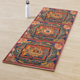 Esterilla De Yoga Amitayus Mandala Thangka sin Monograma